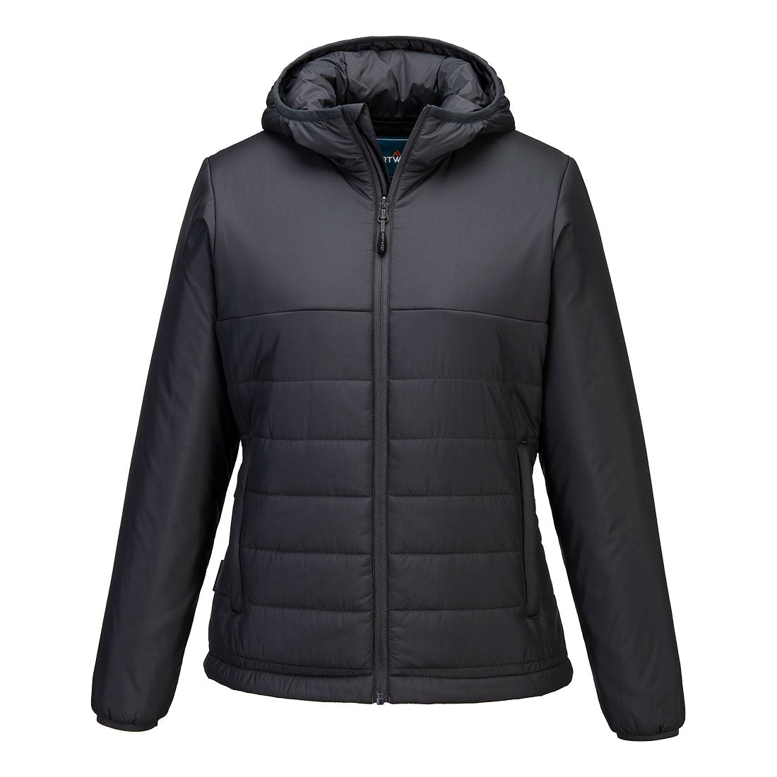 Women's Hooded Baffle Jacket - Metallgrau (MGR)