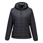 Women's Hooded Baffle Jacket - Metallgrau (MGR)
