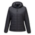 Women's Hooded Baffle Jacket - Metallgrau (MGR)
