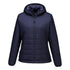 Women's Hooded Baffle Jacket - Marine (NVR)