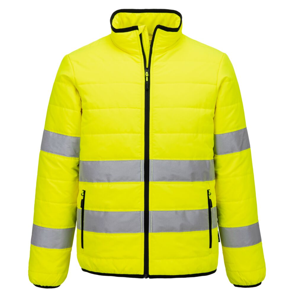 Hi-Vis Steppjacke - Gelb/Schwarz (YBR)