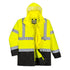 Hi-Vis 5-in-1  Kontrast Exekutiv Jacke - Gelb/Schwarz (YBR)