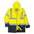 Hi-Vis 5-in-1  Kontrast Exekutiv Jacke - Gelb/Marine (YNR)