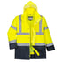 Hi-Vis 5-in-1  Kontrast Exekutiv Jacke - Gelb/Marine (YNR)