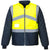 Hi-Vis  Kontrast 2-in-1-Wendejacke atmungsaktiv - Gelb/Marine (YNR)