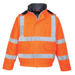 Bizflame Rain Hi-Vis FR Winter Pilotjacke - Orange (ORR)