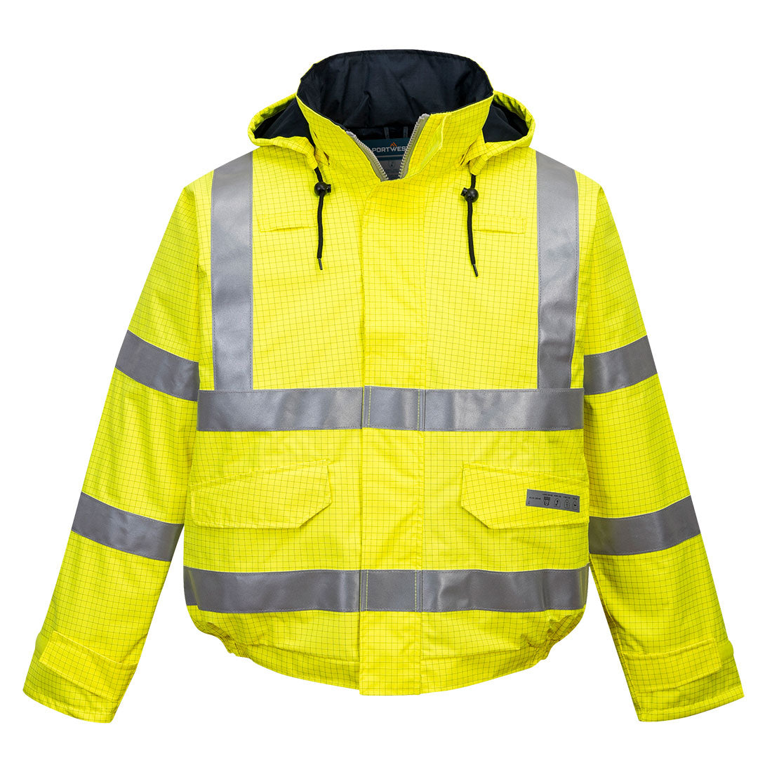 Bizflame Rain Hi-Vis FR Winter Pilotjacke - Gelb (YER)