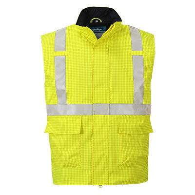 Bizflame Rain Hi-Vis FR Winterweste - Gelb (YER)