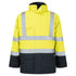 Bizflame Rain Hi-Vis Kontrast FR Jacke - Gelb/Marine (YNR)
