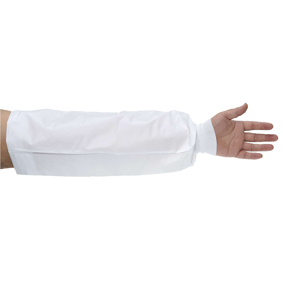 BizTex Mikroporöser Ärmel mit Strickbund Typ PB[6] (150 Paare) - Weiss (WHR)