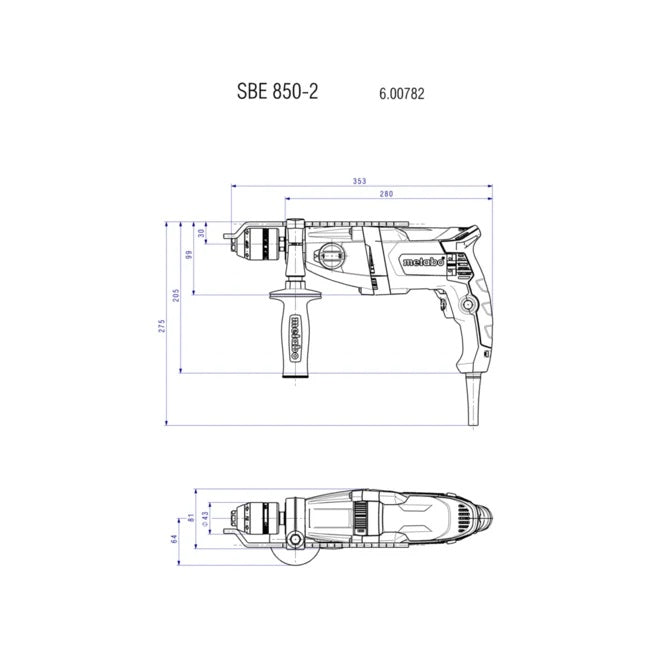 Schlagbohrmaschine SBE 850-2 (600782520) Schlagbohrmaschine