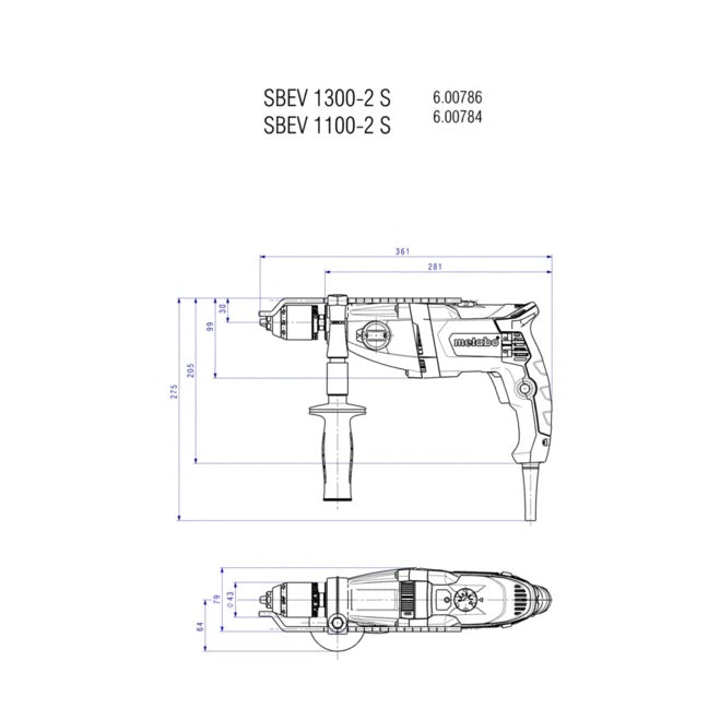 Schlagbohrmaschine SBEV 1100-2 S (600784500) Schlagbohrmaschine