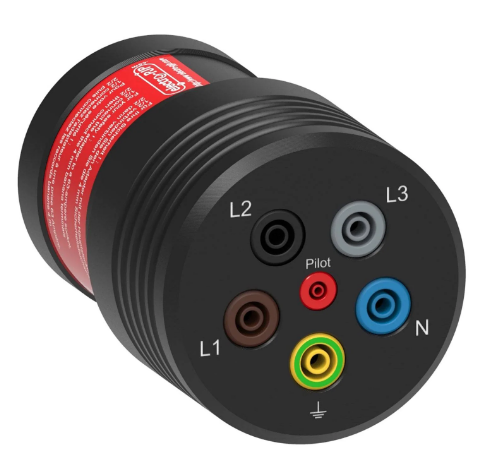 Drehstromadapter 63A-6h / mit fünf 4mm Sicherheitsbuchsen