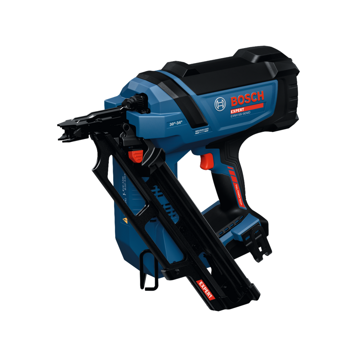 EXPERT Akku-Steifennagler EXPERT EXNH18V-90MD 30–34°