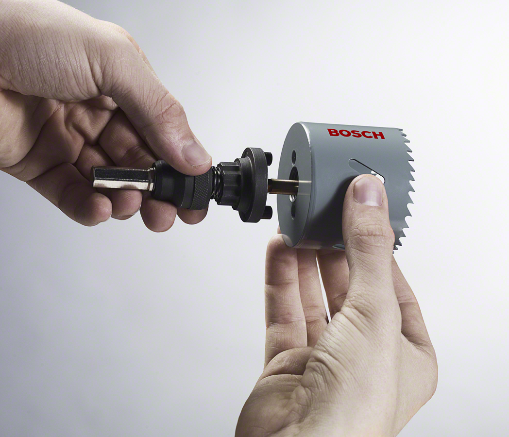 Bosch EXPERT Power Change Plus Umrüst-Set, HEX Schaft 11 mm, HSS-G, 7,15 x 45 x 85 mm, 2 Adaptermuttern