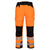 PW3 Hi-Vis Bundhose für Tragegurte - Orange/Schwarz (OBR)