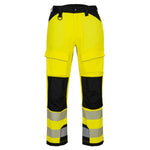 PW3 Hi-Vis Bundhose für Tragegurte - Gelb/Schwarz (YBR)