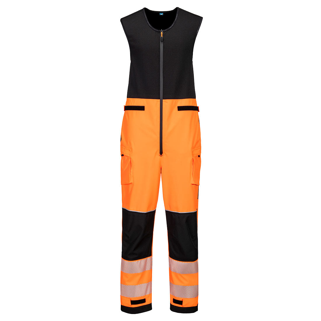 PW3 Hi-Vis Regenhose (3L) - Orange/Schwarz (OBR)