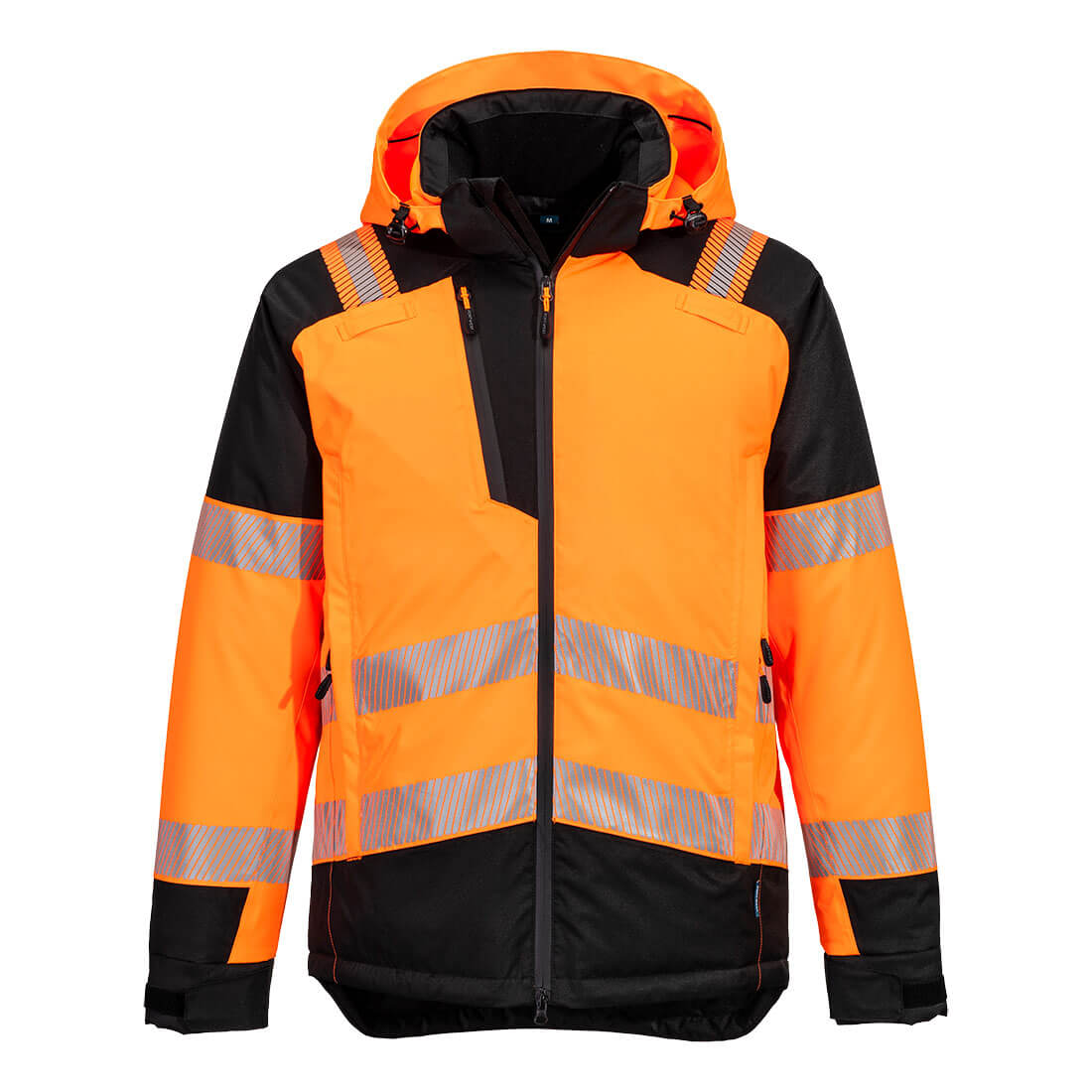 PW3 Hi-Vis Winterjacke - Orange/Schwarz (OBR)