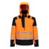 PW3 Warnschutz Schlupf-Regenjacke (3L) - Orange/Schwarz (OBR)