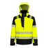 PW3 Warnschutz Schlupf-Regenjacke (3L) - Gelb/Schwarz (YBR)