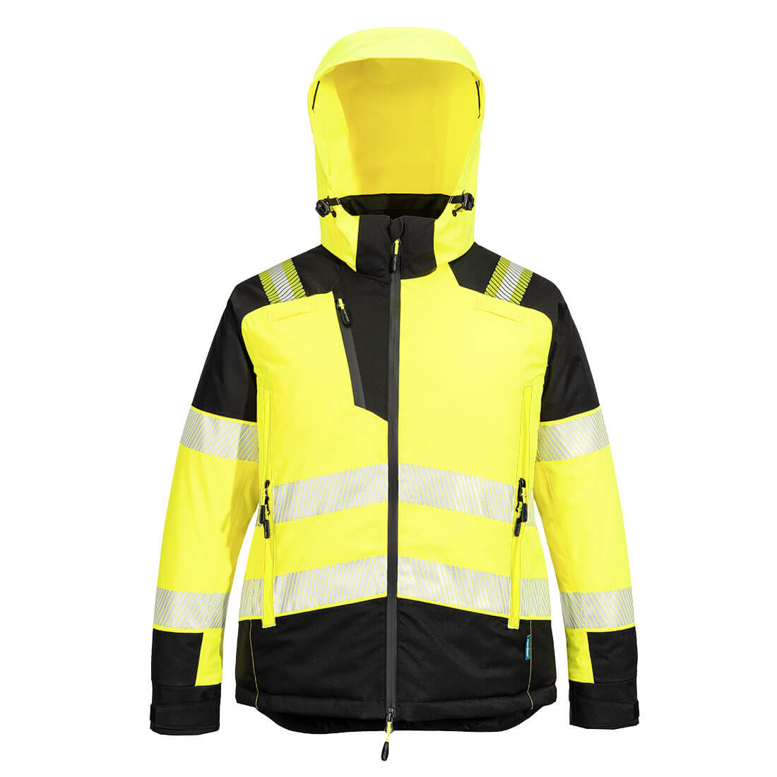 PW3 Hi-Vis Damen Winterjacke - Gelb/Schwarz (YBR)