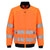 Hi-Vis Work Mesh Panel Jacket - Orange/Marine (ONR)