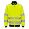 Hi-Vis Work Mesh Panel Jacket - Gelb/Marine (YNR)