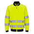 Hi-Vis Work Mesh Panel Jacket - Gelb/Marine (YNR)