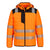 PW3 Hi-Vis quadratisch gesteppte Jacke - Orange/Schwarz (OBR)