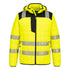 PW3 Hi-Vis quadratisch gesteppte Jacke - Gelb/Schwarz (YBR)