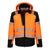 PW3 Hi-Vis Regenjacke (3L) - Orange/Schwarz (OBR)