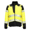 PW3 Hi-Vis Hybrid Steppjacke - Gelb/Schwarz (YBR)