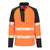PW3 Hi-Vis Sweatshirt 1/4 Reißverschluss - Orange/Schwarz (OBR)