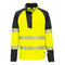 PW3 Hi-Vis Sweatshirt 1/4 Reißverschluss - Gelb/Schwarz (YBR)