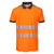 PW3 Hi-Vis Cotton Comfort Poloshirt kurzarm - Orange/Schwarz (OBR)
