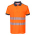 PW3 Hi-Vis Cotton Comfort Poloshirt kurzarm - Orange/Marine (ONR)