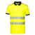 PW3 Hi-Vis Cotton Comfort Poloshirt kurzarm - Gelb/Schwarz (YBR)