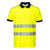 PW3 Hi-Vis Cotton Comfort Poloshirt kurzarm - Gelb/Marine (YNR)