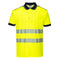 PW3 Hi-Vis Cotton Comfort Poloshirt kurzarm - Gelb/Marine (YNR)