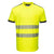 PW3 Hi-Vis Cotton Comfort T-Shirt kurzarm - Gelb/Schwarz (YBR)