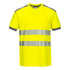 PW3 Hi-Vis Cotton Comfort T-Shirt kurzarm - Gelb/Grau (YGY)