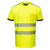 PW3 Hi-Vis Cotton Comfort T-Shirt kurzarm - Gelb/Marine (YNR)