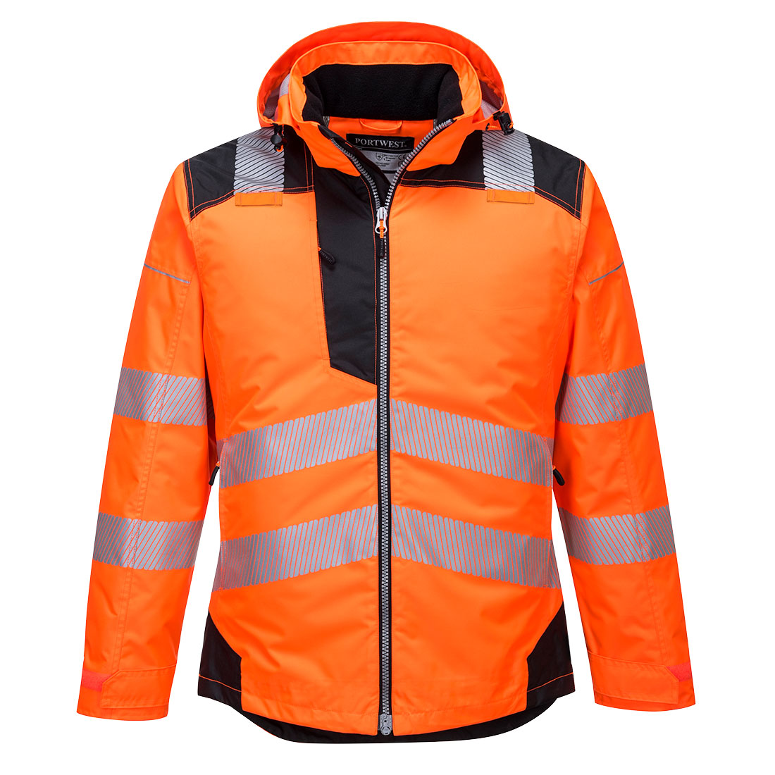 PW3 Hi-Vis Winter Jacke - Orange/Schwarz (OBR)
