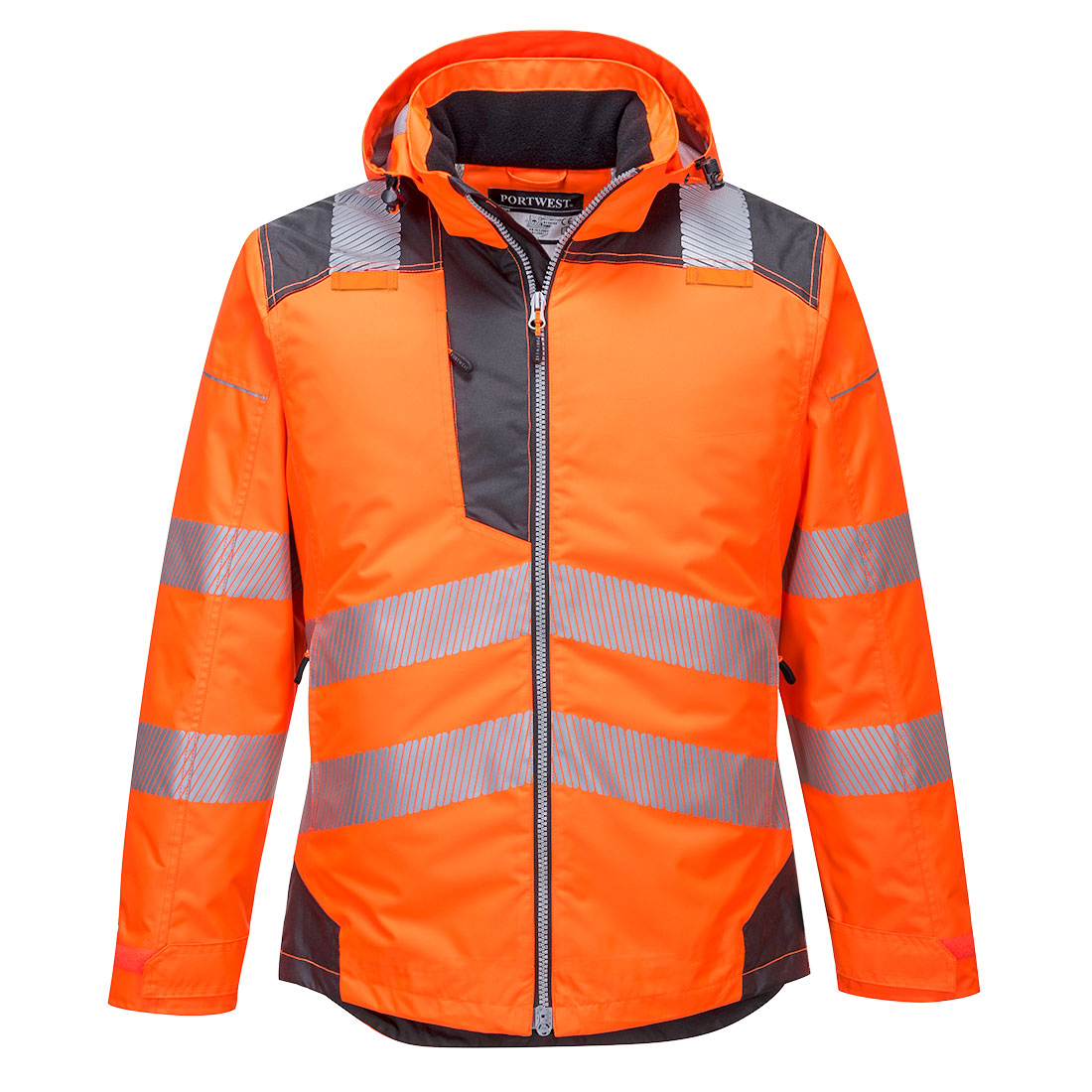PW3 Hi-Vis Winter Jacke - Orange/Grau (OGY)