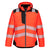 PW3 Hi-Vis Winter Jacke - Rot/Schwarz (RBK)