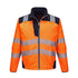 PW3 Hi-Vis Softshelljacke - Orange/Marine (ONR)