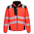 PW3 Hi-Vis Softshelljacke - Rot/Schwarz (RBK)