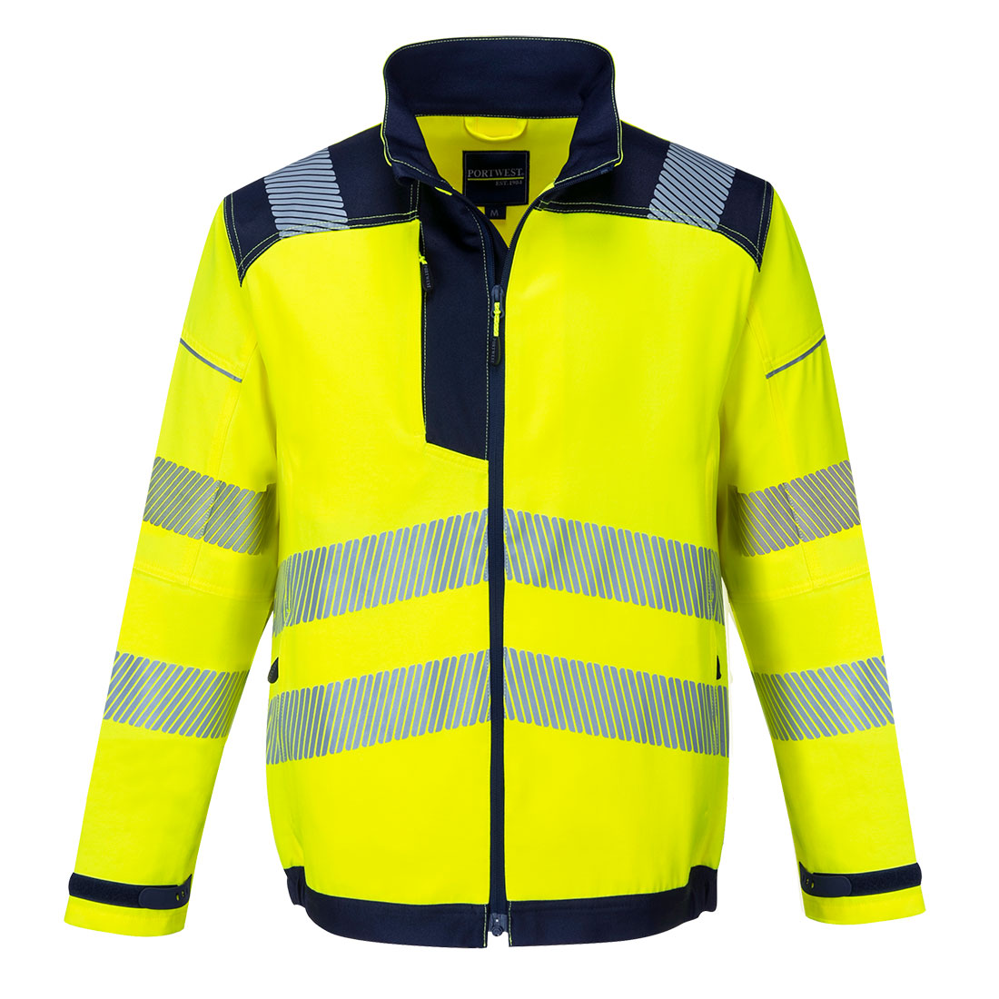 PW3 Hi-Vis Arbeitsjacke - Gelb/Marine (YNR)