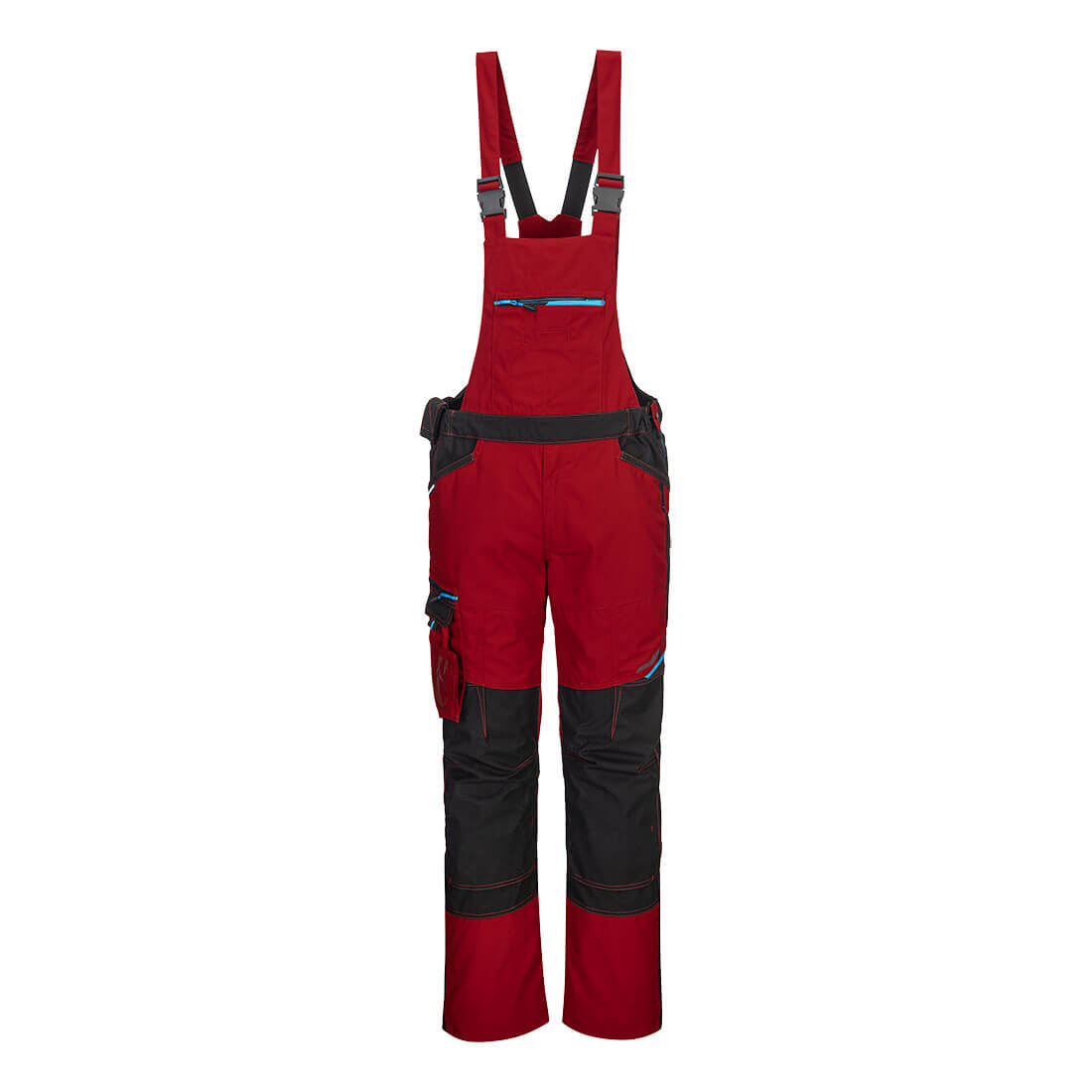 WX3 Latzhose - Tiefrot (DRR)